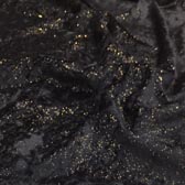 Glitteres bársony - ORO/BLACK